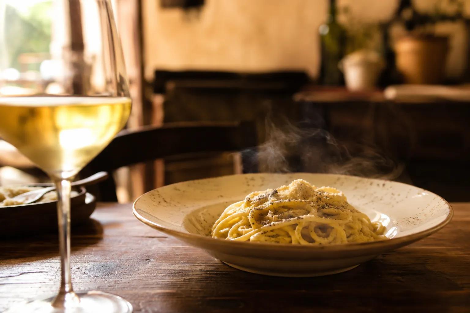 Vino bianco per la cacio e pepe: guida alla scelta