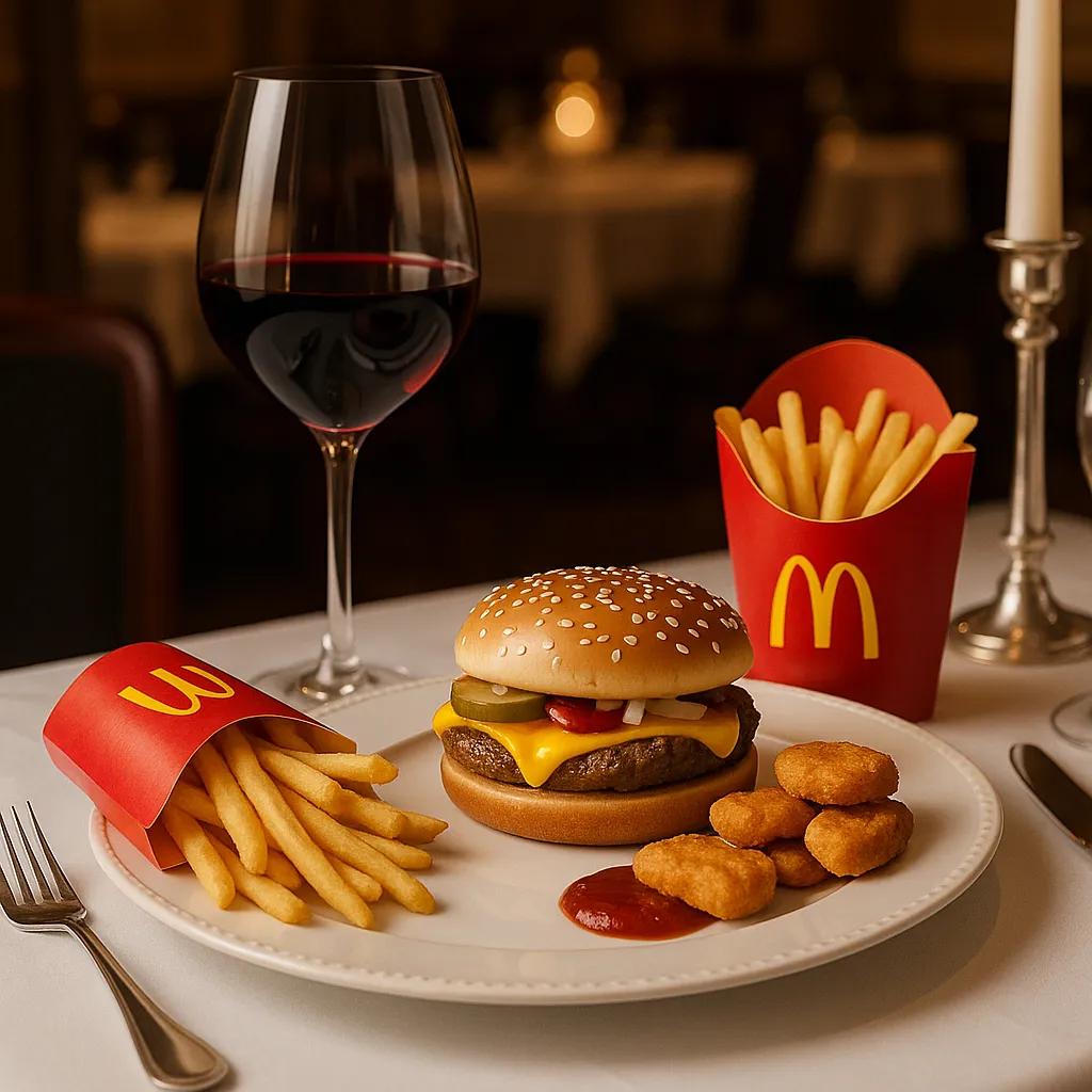 McDonald’s e Vino: Il Trend Gourmet degli Abbinamenti Improbabili